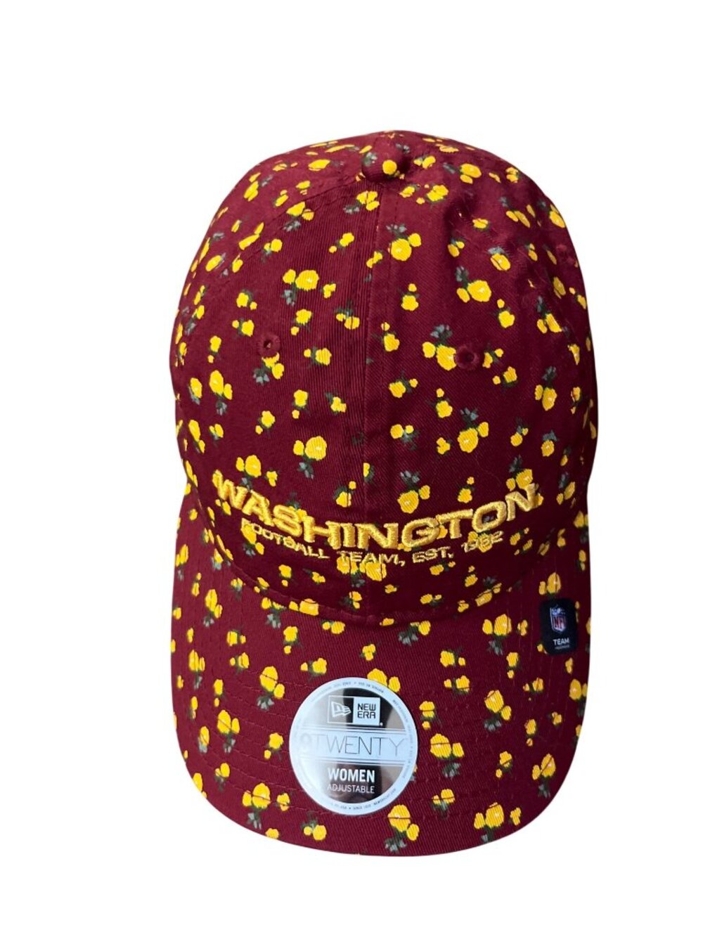 Washington Football Team Floral New Era 9TWENTY Womens Cap NFL Cotton